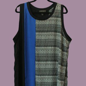 Black White and Blue Cover up